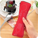 20cm Tableware Bag Portable Zipper Nylon Dinnerware Bags Outdoor Travel