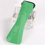 20cm Tableware Bag Portable Zipper Nylon Dinnerware Bags Outdoor Travel