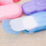 20pcs/ Box Travel Portable Disinfecting Paper Soaps Hand Wash Mini Scented Sheet
