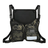 Functional Tactical Chest Bag For Men Unisex Reflective Vest Streetwear Bag