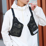 Functional Tactical Chest Bag For Men Unisex Reflective Vest Streetwear Bag