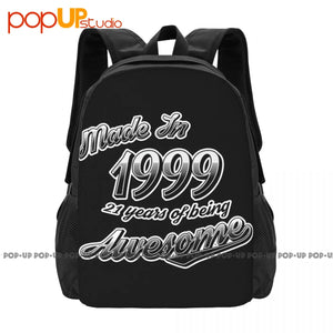 21st Birthday 1999 Backpack Large Capacity School Bag
