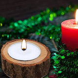24Pcs Wooden Candle Holder for Wedding Party, Home Decor