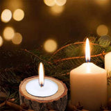 24Pcs Wooden Candle Holder for Wedding Party, Home Decor