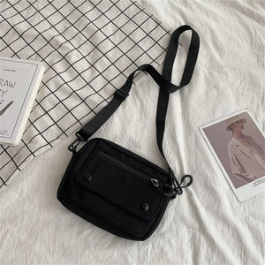 Women Casual Canvas Zipper Shoulder Bag