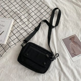 Women Casual Canvas Zipper Shoulder Bag