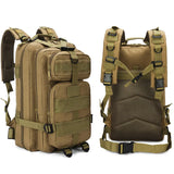 25L Military Tactical Assault Pack Backpack Army Molle 3P Waterproof Bug Out Bag