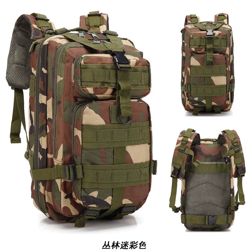 25L Military Tactical Assault Pack Backpack Army Molle 3P Waterproof Bug Out Bag