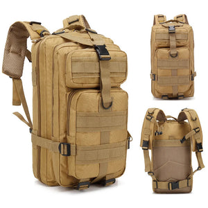25L Military Tactical Assault Pack Backpack Army Molle 3P Waterproof Bug Out Bag
