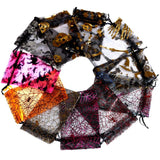 25pcs/lot Skull Halloween Organza Bag Bone Printing Party Candy Gift Packaging