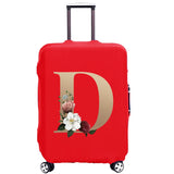 Red Letter Luggage Cover Protective Cover Dust-proof Elastic 18''-32''