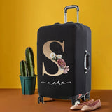 Letter Luggage Cover Protective Dust-proof Travel Accessory