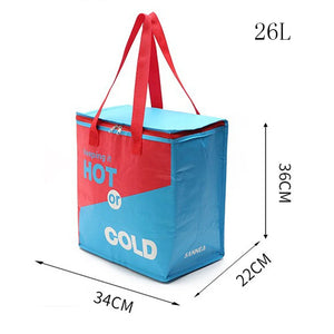 26L Cooler Bag Ice Pack Handbag Thermal Lunch Picnic Box Insulation Bag