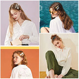 28 PCS Pearls & Acrylic Resin Hair Clips Barrettes