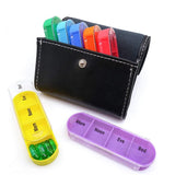 28 Squares Weekly 7 Days Tablet Pill Box Holder Medicine Storage Organizer
