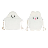 Fluffy Cartoon Plush Girl's Crossbody Bag Faux Fur Satchel Handbag