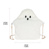 Fluffy Cartoon Plush Girl's Crossbody Bag Faux Fur Satchel Handbag