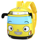 3D Car Shape Kid's School Backpack for Boys Girls