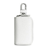 Leather Home Car Keys Bag Double Pocket Multicolor