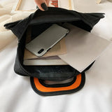 Large Capacity Teen Backpack Waterproof Adjustable Strap Zipper Bag