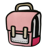 Large Capacity Teen Backpack Waterproof Adjustable Strap Zipper Bag