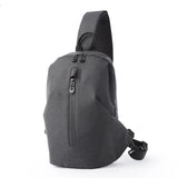 2PCS Chest Bag Men Multifunction Crossbody Bags Travel Shoulder Bag Water Repell