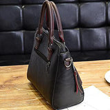 Bohemia Straw+Leather Handbag Rattan Beach Circle Shoulder Bag