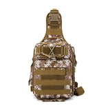 2PCS Unisex Nylon Chest Shoulder Bag Tactical Sling Pack