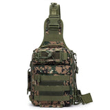 2PCS Unisex Nylon Chest Shoulder Bag Tactical Sling Pack