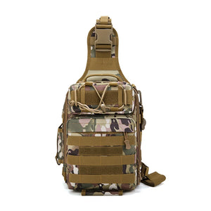 2PCS Unisex Nylon Chest Shoulder Bag Tactical Sling Pack