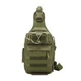 2PCS Unisex Nylon Chest Shoulder Bag Tactical Sling Pack