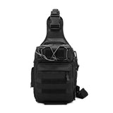 2PCS Unisex Nylon Chest Shoulder Bag Tactical Sling Pack