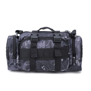 Waterproof Canvas Waist Bag Men Climbing Bags Outdoor Military Tactical Camping