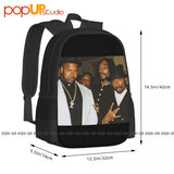 2Pac Death Row Records 2Pac Backpack Large Capacity Gym Bag