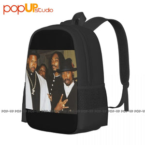 2Pac Death Row Records 2Pac Backpack Large Capacity Gym Bag