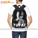 2Pac Shakur Backpack Large Capacity Foldable Gym Tote Bag