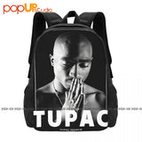2Pac Shakur Backpack Large Capacity Foldable Gym Tote Bag