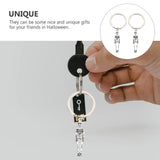2Pcs Halloween Key Chains Key Pendants Bag Pendants Gift Supplies