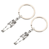 2Pcs Halloween Key Chains Key Pendants Bag Pendants Gift Supplies
