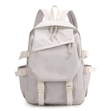 2Pcs Nylon Waterproof School Backpack Women Travel