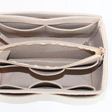 Felt Makeup Bag Organizer Insert Travel Toiletry Red M & S