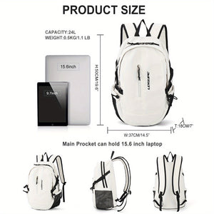 Large Capacity Preppy Backpack College School Daypack Casual Travel Knapsack