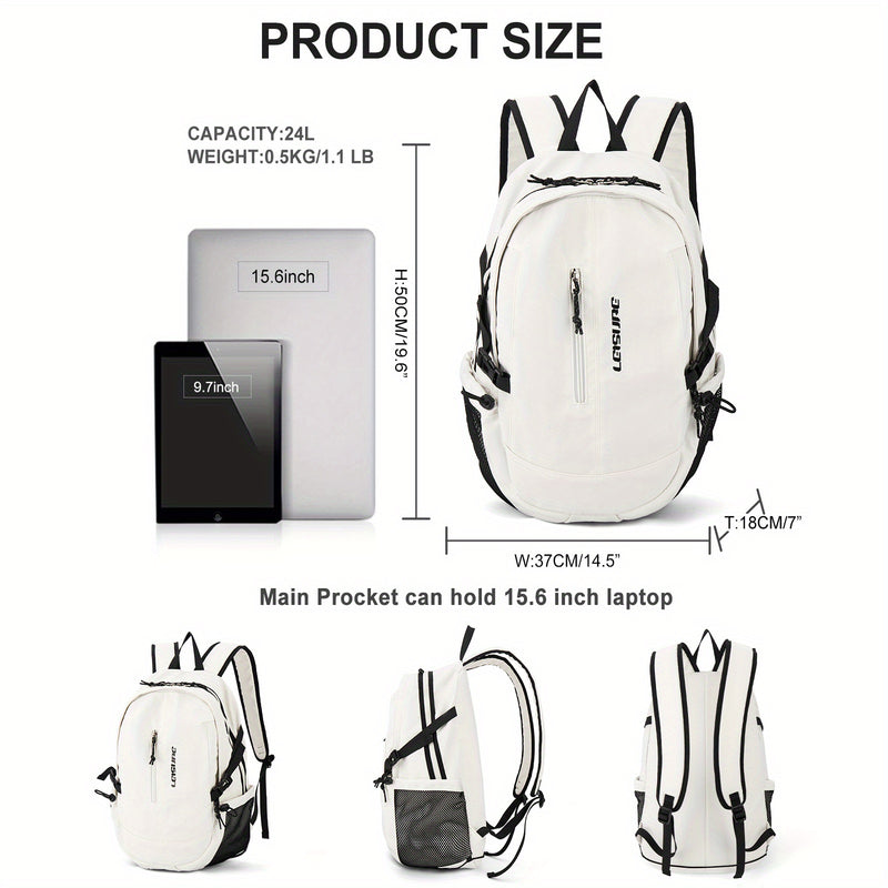 Large Capacity Preppy Backpack College School Daypack Casual Travel Knapsack