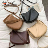 2pcs Crossbody Bag Solid PU Leather Messenger Handbag for Women