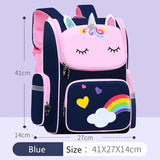 2pcs Unicorn School Bags For Girls Boys 6-12 Waterproof Backpack