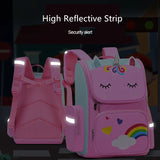 2pcs Unicorn School Bags For Girls Boys 6-12 Waterproof Backpack