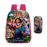 2pcs Mirabel Madrigal School Bag Pink Backpack for Girls Kids Lovely Mochila