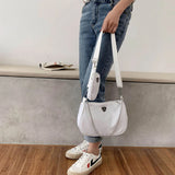 2pcs Nylon Shoulder Bag Women Chains Crossbody Messenger Handbag