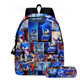 2pcs Pattern Children Backpack Printed Kids School Bags