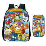 2pcs Kids Game Zings Backpack Children Superzings Primary